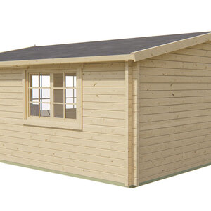 Casas de Madera Prefabricadas Camargo - Diáfana - 22 m2 - Modelo Torsten - Bungalow TORSTEN - trasera