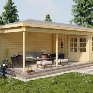 Casas de Madera Prefabricadas Petrel - Diáfana - 8 m2 - Modelo Bertil - Caseta BERTIL - PORTADA