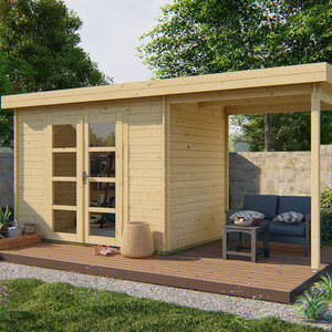 Casas de Madera Burjasot - Diáfana - 6 m2 - Modelo Middelmodern - Casas de madera MIDDELMODERN - HOBYCASA