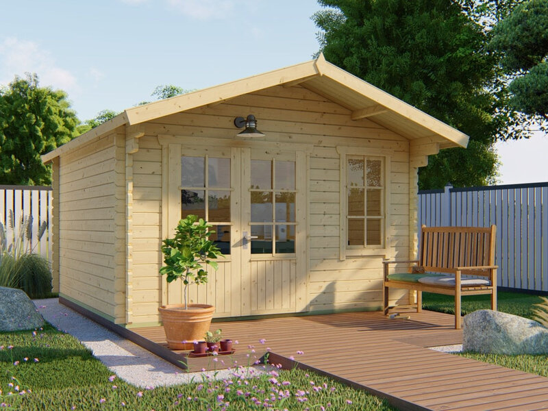 Casas de Madera Mieres - Diáfana - 13 m2 - Modelo Ulrik