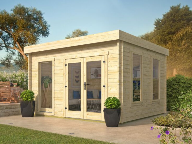 Casas de Madera Peñíscola - Diáfana - 12 m2 - Modelo Bruce