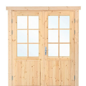 PUERTA EXTRA DOBLE CON DOBLE CRISTAL XXL - 174X209cms (28-70 mm) - PUERTA EXTRA DOBLE CON CRISTAL XXL - 174X209cms - FRONTAL