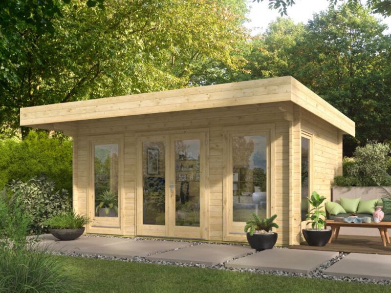 Casas de Madera Prefabricadas Madrid - 17 m2 - Diáfana - Modelo Yorick