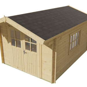 Casas de Madera Pamplona - 11 m2 - Diáfana - Caseta de madera PAMPLONA FRONTAL