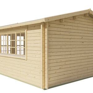 Casas de Madera Campello - Diáfana - 14 m2 - Modelo Blackpool - Casa de Campo BLACKPOOL - render trasero