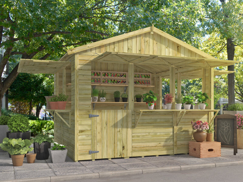 Kioscos de Madera Playa - 7,2 m2