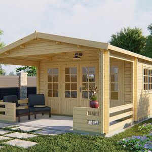 Casas de Madera Prefabricadas Móstoles - Diáfana - 18 m2 - Modelo Ipswich