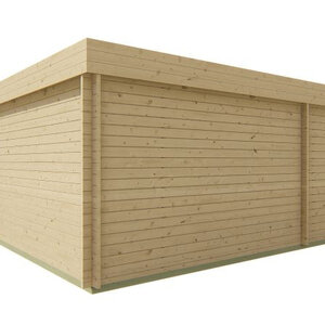Casas de Madera Prefabricadas Castellón - Diáfana - 13 m2 - Modelo Jutka - Casas de madera Castellón - trasera