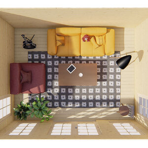 Casas de Madera Baracaldo - Diáfana - 14 m2 - Modelo Arne - Caseta ARNE - interior