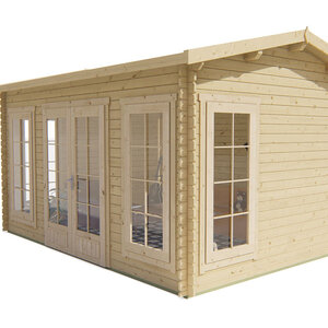 Casas de Madera Baracaldo - Diáfana - 14 m2 - Modelo Arne - Caseta ARNE - frontal