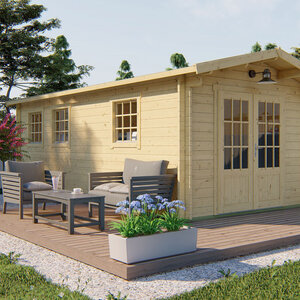 Casas de Madera Prefabricadas Montoro - Diáfana - 16 m2 - Modelo Rick - Caseta RICK - HOBYCASA portada