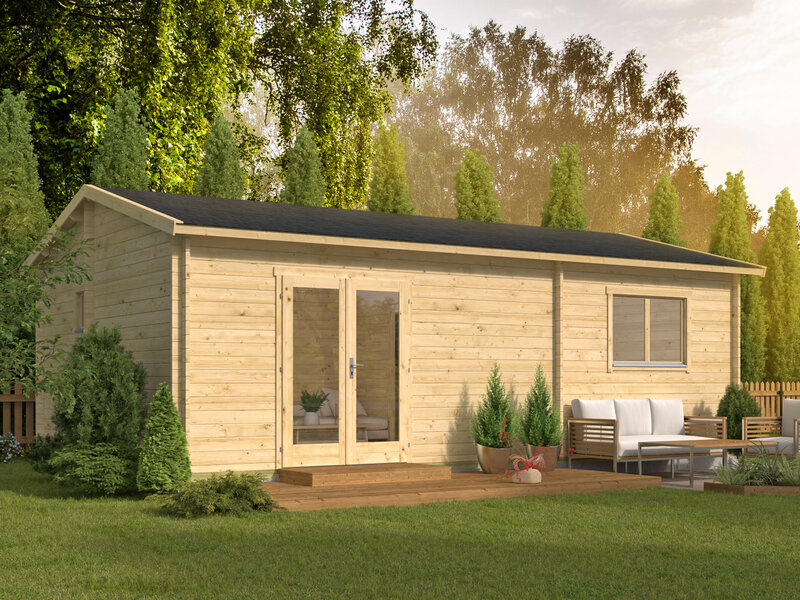 Casas Prefabricadas de Madera Lorca - 2 dormitorios - 36 m2