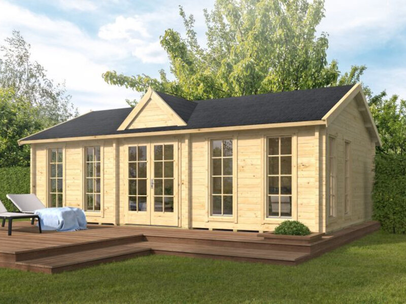 Casas Prefabricadas de Madera Benalmádena - Diáfana - 38 m2 - Modelo Dunmore