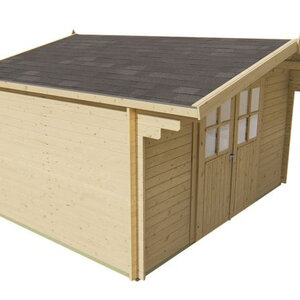 Casas de Madera Prefabricadas Modelo Murcia - Diáfana - 10 m2 - Casas de madera MURCIA frontal