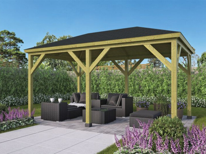 Cenadores de Madera tratada Grand - Medidas 490x290 cms