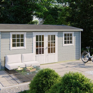 Casas de Madera Águilas - Diáfana - 23 m2 - Modelo Dianne - Casas de madera DIANNE - HOBYCASA - PORTADA gris