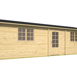 Casas Prefabricadas de Madera Girona - 1 dormitorio - 25 m2 - Modelo Ava - Casa de madera AVA - frontal