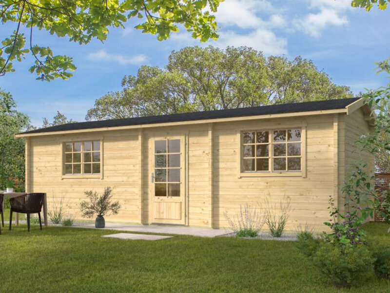 Casas Prefabricadas de Madera Girona - 1 dormitorio - 25 m2 - Modelo Ava