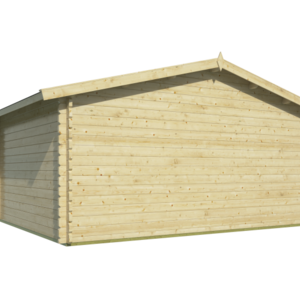 Casas de Madera Santiago - Diáfana - 17 m2 - Modelo Paris-Pavel - Casas de madera doble acristalamiento PARIS detras