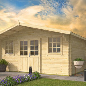 Casas de Madera Prefabricadas Tordesillas - Diáfana - 14 m2 - Modelo Rome-Rika - Caseta ROME - Hobycasa portada