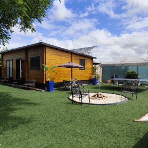 Casas de Madera Prefabricadas Las Palmas - 3 dormitorios - 50 m2 - CASA DE MADERA LAS PALMAS 50M2 - 44MM - LATERAL