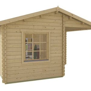 Casas de Madera Cazorla - Diáfana - 17 m2 - Modelo Johan - Casas de madera JOHAN render