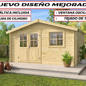 Casetas de Madera Gorliz - NUEVO DISEÑO MEJORADO - 400X300 - 28MM - Caseta de madera GORLIZ - PORTADA
