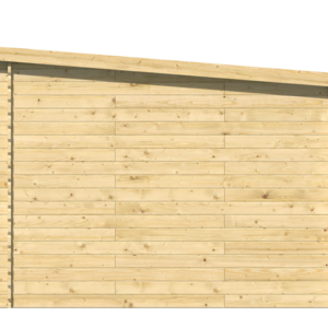 Caseta de jardín IBIZA 3x3 Moderna 28mm - Caseta de jardín IBIZA 3x3 Moderna 28mm lateral derecho