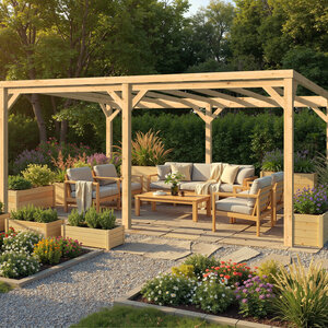 Pérgola Descubierta autoportante 400x570 ROSES-C - Pérgola Descubierta autoportante 400x570 ROSES-C