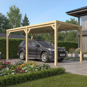 Pérgola para Coche 290x570 ZAMORA-C - Pérgola para Coche 290x570 ZAMORA-C cochera con techo