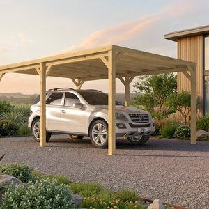 Pérgola Descubierta autoportante 400x570 ROSES-C - Pérgola Descubierta autoportante 400x570 ROSES-C CARPOTS CON TECHO