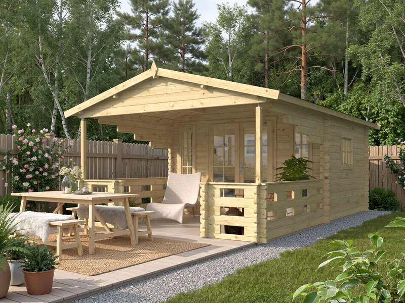 Casas de Madera Andújar - Diáfana - 11 m2 - Modelo Sanstrov
