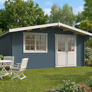 Casas de Madera Prefabricadas Gandía - 22 m2 - Diáfana - Modelo Hendrick - Casas de madera con climalit HENDRICK incoloro