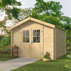 Casetas de Madera Baratas Noja - 300x300 cms - 28MM - Casetas de jardín NOJA - PORTADA