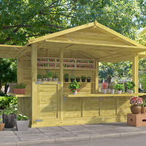 Kioscos de Madera Playa - 7,2 m2 - Kioscos de Madera Playa - 7,4 m2 - CON LASUR
