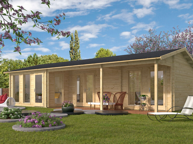 Casas Prefabricadas de Madera Barbate - 4 estancias - 60 m2 - Modelo Letterkenny