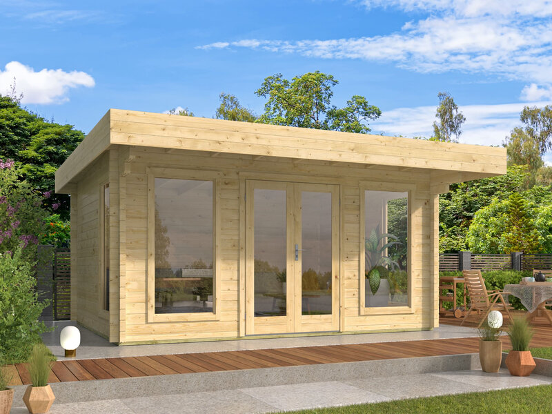 Casas de Madera Lejona - Diáfana - 16 m2 - Modelo Mia