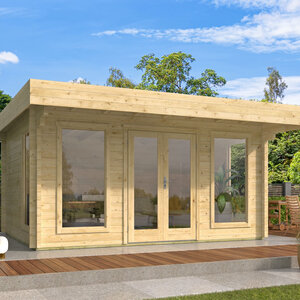 Casas de Madera Lejona - Diáfana - 16 m2 - Modelo Mia - Casas de madera MIA  PORTADA