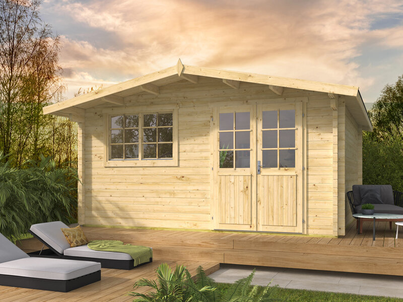 Casas de Madera Prefabricadas Gijón - Diáfana - 22 m2 - Modelo Dingle