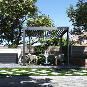 Pérgola de Aluminio Autoportante 300X300 - Pérgola de Aluminio Autoportante 300X300 PORTADA