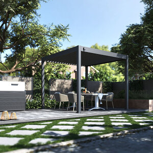 Pérgola de Aluminio Autoportante 300X300 - Pérgola de Aluminio Autoportante 300X300 RENDER