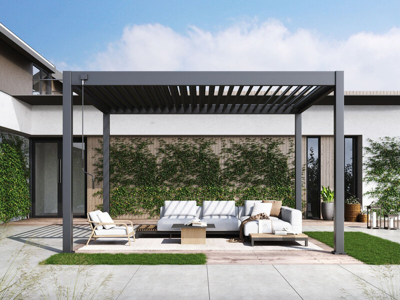 Pérgola de Aluminio Autoportante 300X400