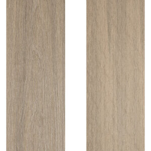 Tabla de tarima composite PuraShield, 2,3 x 13,8 x 400 cm, clips, maciza, color gris claro (palet 91 uds)