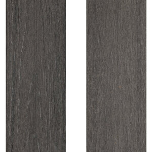 Tabla de tarima composite PuraShield, 2,3 x 13,8 x 500 cm, clips, alveolar, color gris oscuro (palet 91 uds)