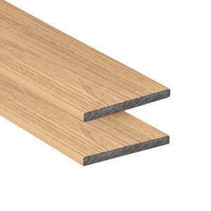 Tabla de remate composite PuraShield, 1,2 x 15,0 x 300 cm, color cedro, acabado de veta fina (palet 250 uds)