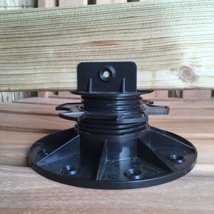 Soporte para nivelar base de casa de madera - Soporte para nivelar base de caseta de 3 a 6 cms - EJEMPLO 3