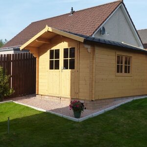 Casas de Madera Pamplona - 11 m2 - Diáfana - Caseta de madera PAMPLONA JARDIN