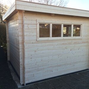 Casas de Madera Vedra - Diáfana - 8 m2 - Modelo Bodine - Casas madera BODINE - MONTAJE CLIENTE 2