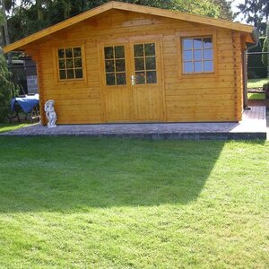 Casas de Madera Prefabricadas Tordesillas - Diáfana - 14 m2 - Modelo Rome-Rika - Caseta ROME - Hobycasa jardin