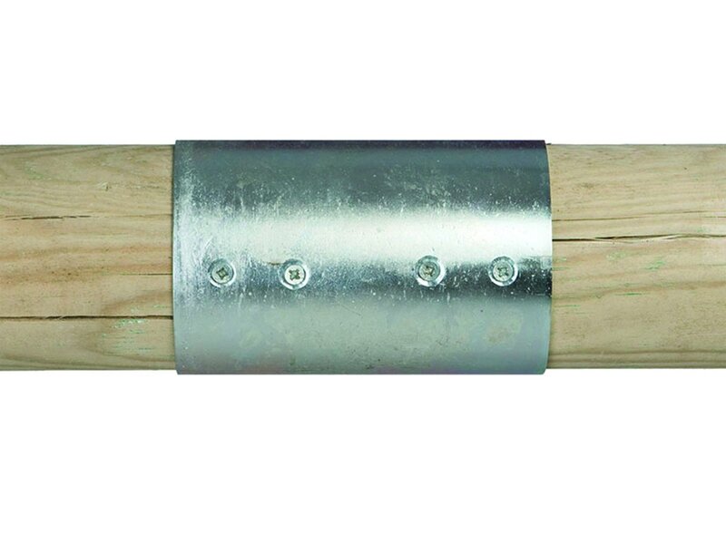 UNIÓN PARA POSTES REDONDOS  DE MADERA - Diámetro 10 cms